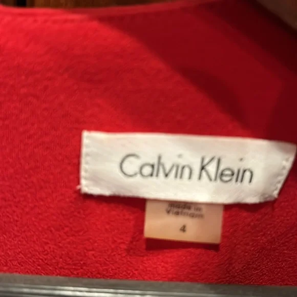 Elegant Red Sleeveless Dress - Picture 3 of 4